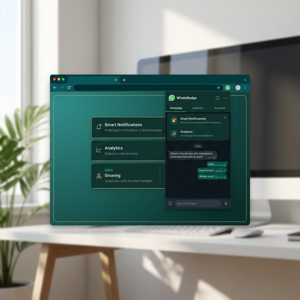 WaNudge Interface Mockup